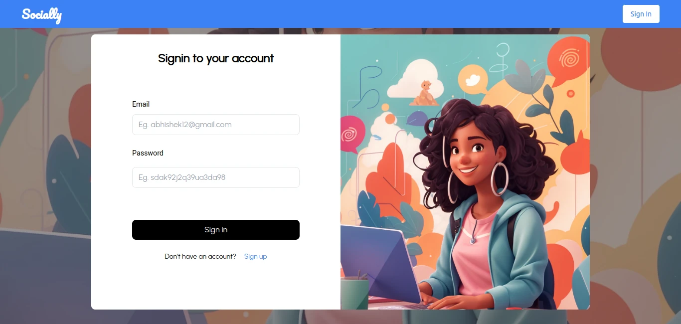 Social Media Website